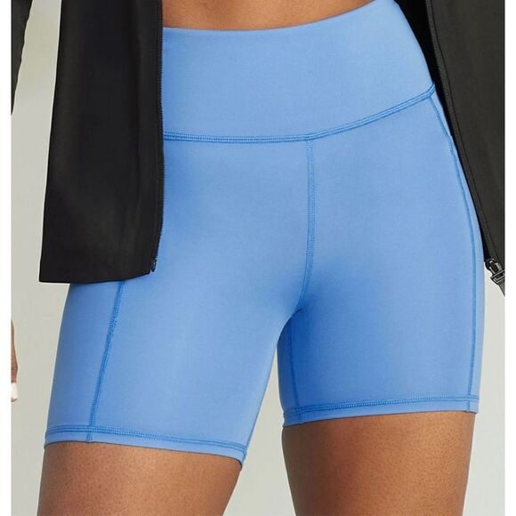 Signature 5” Bike Shorts - Blue - Picture 1 of 5